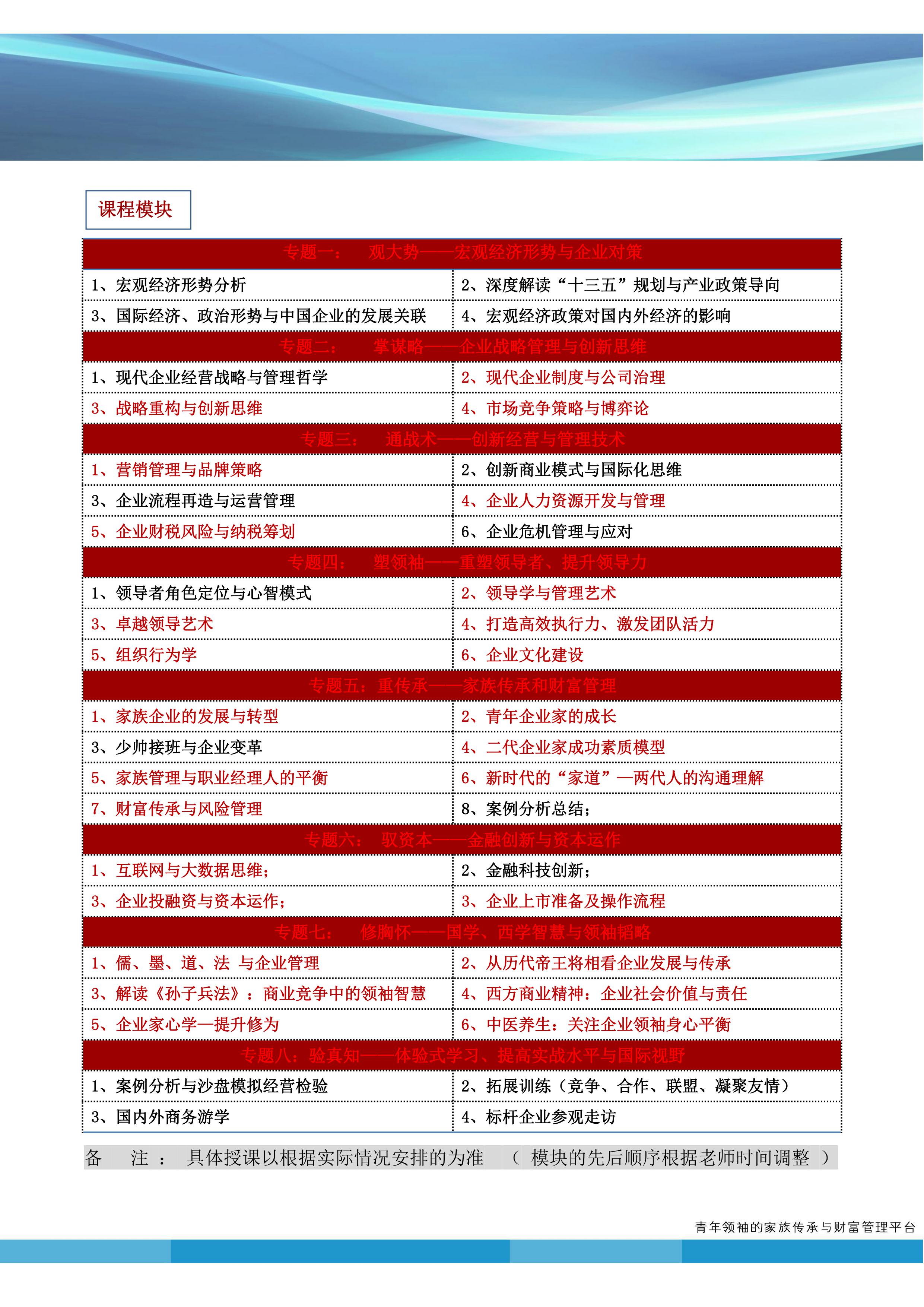 EMBA高级工商管理暨mba学历、学位班(第20期）