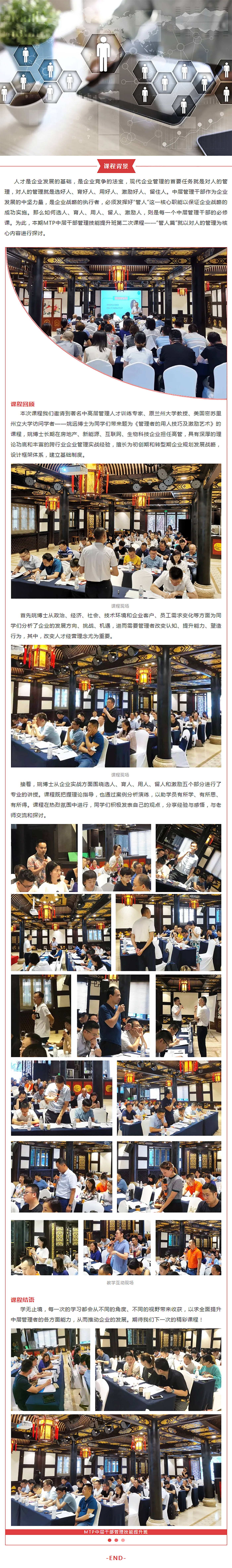 中层班课程《管理者的用人技巧及激励艺术》